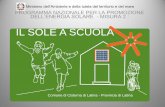 IL SOLE A SCUOLA - icvolpi.gov.it prodotti/Il Sole a Scuola... · E così nacque IL SOLE: la nostra Sorgente di Energia ... grazie a CO2, mantiene calda la Terra. MA SE CO2 aumenta