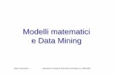 Modelli matematici e Data Mining - na.icar.cnr.itmariog/Lucidi/04LSIA-DM.pdf · Mario Guarracino Laboratorio di Sistemi Informativi Aziendali a.a. 2006/2007 Interpretazione e predizione