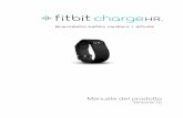 Fitbit Charge HR Product Manual 1.0 08 it IT - 11.10.15 · operazioni senza aver bisogno delle procedure passo passo. ... il dispositivo è nell'elenco, puoi scaricare la nostra app