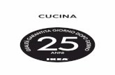 CUCINA - ikea.com · La garanzia di 25 anni copre eventuali difetti riscontrabili nei ... superficie anche dopo aver passato i prodotti ... puoi trovare indirizzo e numero di ...