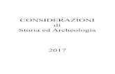 CONSIDERAZIONI di Storia ed Archeologia - samnitium.com · DI MAglIANO (CB) Pasquale Marino p. 25 ... La nostra scelta d’indirizzo, che trova le sue radici nel Platone in italia