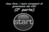 Cosa fare: i nuovi strumenti di governance del CIO (2 parte) · ASL Roma B Direttore Dott. Egidio Sesti “Imparare dagli errori per non ripeterli … … ma per inventarne sempre