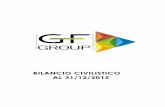 BILANCIOCIVILISTICO AL31/12/2015 - glenaltafood.comglenaltafood.com/wp-content/uploads/2016/10/10.-Bilancio-desercizio... · GF Group SpA Bilancio di esercizio al 31-12-2015 Dati