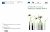 La Pubblica Amministrazione acquista verde, risparmia l ... · La Pubblica Amministrazione acquista verde, risparmia l'ambiente Per informazioni: ... La Sardegna cresce con l’Europa