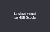 Le classi virtuali su HUB Scuola - Rizzoli Education · •Gli studenti e i docenti registrati su HUB Scuola possono lavorare insieme all’interno di una classe virtuale. •Solo