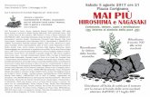 Promuovono la serata Piazza Carignano Mai Più - 5.39.8.1435.39.8.143/doc-web/iniziativa5agosto2017.pdf · Cerimonie, letture, canti e meditazione intorno al simbolo della pace ...