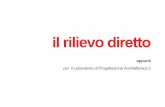 il rilievo diretto - mantuadesignstudio.files.wordpress.com · Manuale di rilevamento architettonico e urbano, Bari, Laterza, 2009 rilievo architettonico. ... Manuale di rilevamento