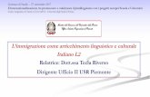 L’immigrazione come arricchimento linguistico e culturale ... ·  ... CPIA1-Cuneo Sal. 470 600 27,66% CPIA 2-Alba-Brà ... raggiungimento del livello A2 del QCER e di ...