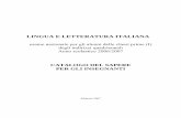 LINGUA E LETTERATURA ITALIANA - dokumenti.ncvvo.hrdokumenti.ncvvo.hr/Nacionalni_ispiti_07/kat-znanja-tal.pdf · • approfondiscono la percezione della lingua italiana quale lingua