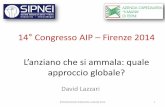 14 Congresso AIP - grg-bs.it · Malattie croniche - non communicable diseases: a "slow motion disaster“ (WHO) ... • Permanence of acute care model, built at beginning of the 20th