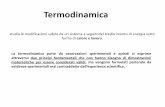Presentazione standard di PowerPoint · Termodinamica La termodinamica parte da osservazioni sperimentali e quindi si esprime attraverso due principi fondamentali che non hanno bisogno