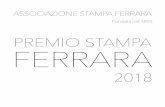 PREMIO STAMPA FERRARA - cronacacomune.it · Con il Patrocinio e la collaborazione del Comune di Ferrara, l’Associazione Stampa Ferrara invita Sabato 14 aprile 2018 colleghi e pubblico