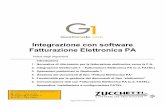 G1 Integrazione Fatturazione Elettronica PA - Integrazione Fatturazione...  Fatturazione Elettronica