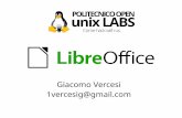 Giacomo Vercesi 1vercesig@gmail - slides.poul.org · Corsi Linux Base - Libreoffice Libreoffice ai tempi del cloud ... Installazione manuale molto ostica