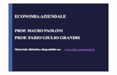 ECONOMIA AZIENDALEdisa.uniroma3.it/wp-content/uploads/2018/09/Lezione-1...LA RAGIONERIA/ECONOMIA AZIENDALE Prof. Mauro Paoloni 13 1a conclusione: la Ragioneria/Economia aziendale studia