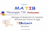 Massaggio TIB - giovannichetta.it · del sonno - Alterazioni della funzione visiva - Obesità e intolleranze alimentari .  Le 4 marce del cervello