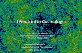 I Neutrini Cosmologia - neutrino.pd.infn.itneutrino.pd.infn.it/ScuolaNeutrini10/Melchiorri-Cosmologia.pdf · e’ in genere descritta da uno o piu’ fluidi perfetti con equazione