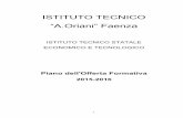 ISTITUTO TECNICO “A.Oriani” Faenza - itoriani.gov.it 2015-16.pdf · PROGRAMMAZIONE DIDATTICA ... • Lavorare in gruppo in modo collaborativo anche con strumenti web2.0. • Tessere