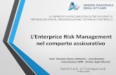 L’Enterprice Risk Management nel comparto assicurativo · PRESIDIO DEI RISCHI, ORGANIZZAZIONE, SISTEMI DI CONTROLLO ... Non è sempre possibile apprezzare in termini monetari i