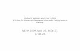 Michael E. Weinbla , et al. Case 13‐2009 A 54‐Year‐Old ...omeoweb.com/documenti/biblioteca/Caso7-NEJM_copia.pdf · cavitaria polmonare. • Soﬀre di artrite reumatoide, ...
