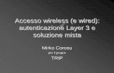 Accesso wireless (e wired): autenticazione Layer 3 e ...security.fi.infn.it/TRIP/Cagliari-Corosu.pdfapertura filtri iptables per la ... NOCAT auth HTTP RADIUS NIS/K5/AFS/MySQL AFS/CA