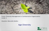 Corso: Diversity Management e Cambiamento Organizzativo ... _3.pdf · L’analisi dei trend soio-demografici evidenzia un importante cambiamento nell’equilirio fra le lassi d’età,