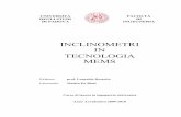 INCLINOMETRI IN TECNOLOGIA MEMS - tesi.cab.unipd.ittesi.cab.unipd.it/27511/1/Inclinometri_in_tecnologia_MEMS.pdf · DEGLI STUDI DI PADOVA ... 2.1.2 La sensibilità della microstruttura