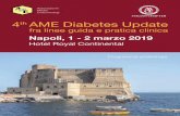 Napoli, 1 - 2 marzo 2019 Informazioni generali · • Dagli epato-protettori al trapianto di fegato 12.15 - 13.30 Topic 6 Impiego delle tecnologie per monitoraggio e cura del diabetico