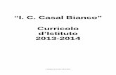 â€œI. C. Casal Biancoâ€‌ Curricolo dâ€™Istituto 2013- .attraverso esperienze scolastiche ed extrascolastiche