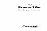 CyberLink Power2Godownload.cyberlink.com/ftpdload/user_guide/power2go/8/ITA/Power2Go... · Crea disco di recupero del sistema* Consente di eseguire il backup del computer e dei file