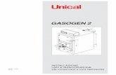 GASOGEN 2 - la-certificazione-energetica.net tecniche per... · La GASOGEN 2 è una caldaia in acciaio funzionante a legna, a gasificazione totale, a fiamma rovesciata, con camera
