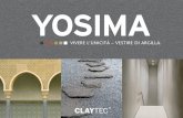 Yosima - CLAYTEC - Distribuzione prodotti e consulenza per ... · L’argilla verde deve il suo colore al ferro fissato internamente al retico-lo cristallino, il marrone al manganese