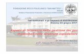 03 Aspetti di sicurezza nella gestione dei gas medicinali ... · 1 Aspetti di Sicurezza nella gestione dei gas medicinali nelle strutture ospedaliere Dr. Pierantonio Marchese RSPP