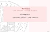 Informatica Corso di Laurea in Matematica, primo annomartini/MATH/Info-Mat-1.pdf · 2 Matematica costruttiva ... epropedeuticaper la matematica applicata. ... il teorema dei quattro