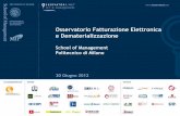 Osservatorio Fatturazione Elettronica e De .Osservatorio FEeD | Forum Nazionale Fatturazione Elettronica