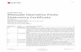 Manuale Operativo Posta Elettronica Certificata · Manuale Operativo Posta Elettronica Certificata 2/50 MOD/TMA/2 2.1 Documento Pubblico 2.0 29/04/2016 Par. 1.2: aggiornati riferimenti