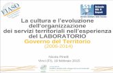 La cultura e l’evoluzione dell'organizzazione dei servizi territoriali …sintef.usl11.toscana.it/portale_empoli_new/attachments/... · 2018-01-26 · Tassi di incremento annuo