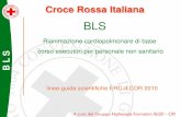 Croce Rossa Italiana · Rianimazione cardiopolmonare di base corso esecutori per personale non sanitario linee-guida scientifiche ERC-ILCOR 2010 BLS Croce Rossa Italiana A cura del
