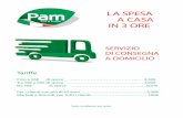 LA SPESA A CASA IN 3 ORE - Pam Panorama · PAM_CONSEGNA_A_DOMICILIO_A5_70euro-Roma.indd Author: Norm300 Created Date: 20160308083837Z ...