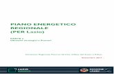 PIANO ENERGETICO REGIONALE (PER Lazio) · Tabella 2.12– Intensità energetica settore trasporti rispetto alla popolazione (consumi trasporti/pop) ... Piano Energetico Regionale
