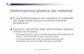 Deformazione plastica dei materiali - My LIUCmy.liuc.it/MatSup/2012/N60726/Tecnologia Meccanica - 3.01... · Il lavoro per vincere l’attrito tra materiale ... compressione tra un