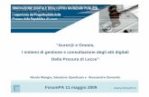 “Auror@ e Gnosis, I sistemi di gestione e consultazione ...old.innova.puglia.it/forumpa/Presentazione ForumPA 2009 - Procura... · Linee guida CNIPA “… .La riforma del sistema