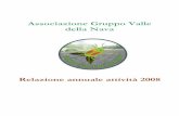 Associazione Gruppo Valle della Nava · 2009-01-13 · Progetti avviati: # Progetto “Conoscere le Valli della Nava e del Pegorino” (in corso) Scopi: creazione di un database naturalistico