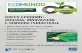 Green economy: ricerca, innovazione e simbiosi industriale · ACEA di Alessandro Filippi pag. 27 Codigestione di frazioni organiche da raccolta differenziata e fanghi di depurazione