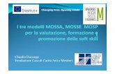 I tre modelli MOSSA, MOSSE MOSP per la valutazione ... · Promuovere le soft skill 2014-1-IT02-KA204-003515 –VALORIZE HIGH SKILLED MIGRANTS. ... Creazione di un professional social