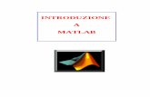 INTRODUZIONE A MATLAB - Dipartimento di Matematicamontelau/html/Matlab.pdf · •Introduzione al Matlab: l’ambiente di lavoro (Matlab Woking Environment), help…. Variabili Comandi