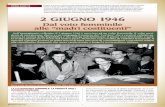 2 GIUGNO 1946 - it.pearson.com · Nell’immaginario collettivo il 2 giugno 1946 è associato ad un volto femminile: ... zioni del 2 giugno, si ... La battaglia per il voto nell’Italia