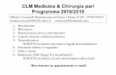 CLM Medicina & Chirurgia pari Programma 2018/2019people.unica.it/matteoceccarelli/files/2018/10/introduzione.pdf · Le difﬁcoltà maggiori di solito sono quelle di capire gli esercizi,