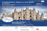Evento Patrocinato SIOT CHIRURGIA SPALLA MILANO Congresses/Patronage/2014/2014 Milano.pdf · 3° edizione Centro Congressi Humanitas IRCCS - Rozzano (Milano) 10-12 Febbraio 2014 a,