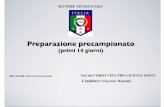 (primi 14 giorni) - Topallenatori · Tesi del CORSO UEFA PRO LICENCE 2010/11. Indice Introduzione pag. 3 Legenda pag. 4 Valutazioni iniziali pag. 5 Inizio 1° microciclo pag. 8 Inizio